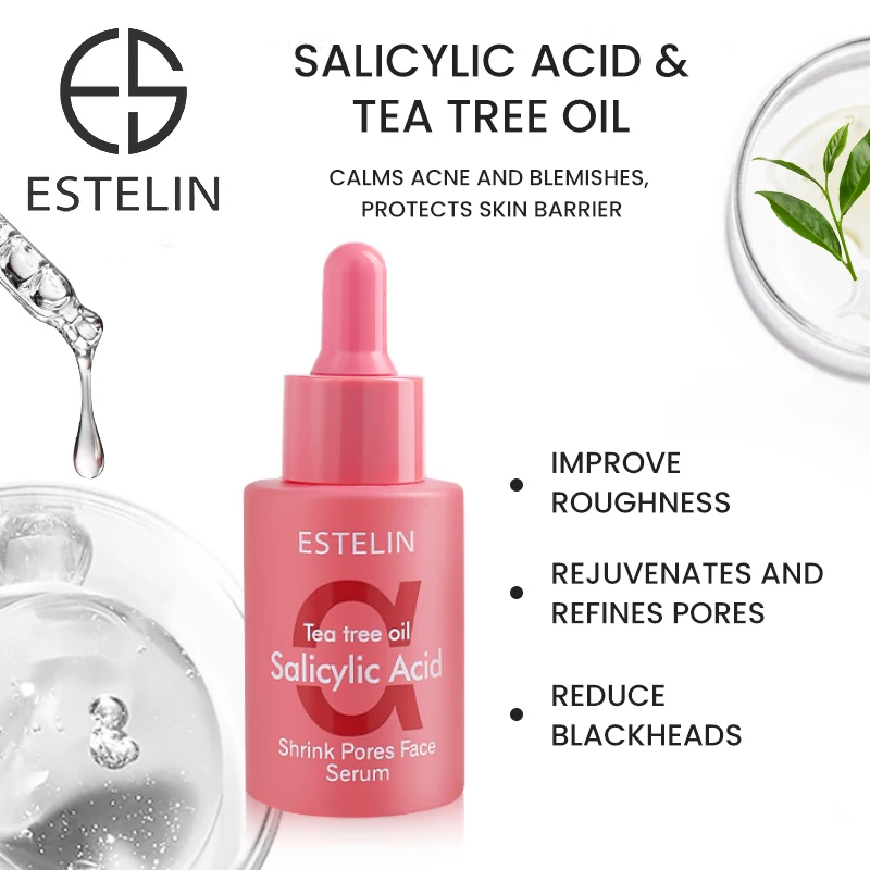 ESTELIN  Salicylic acid&Tea tree oil  shrink pores face serum