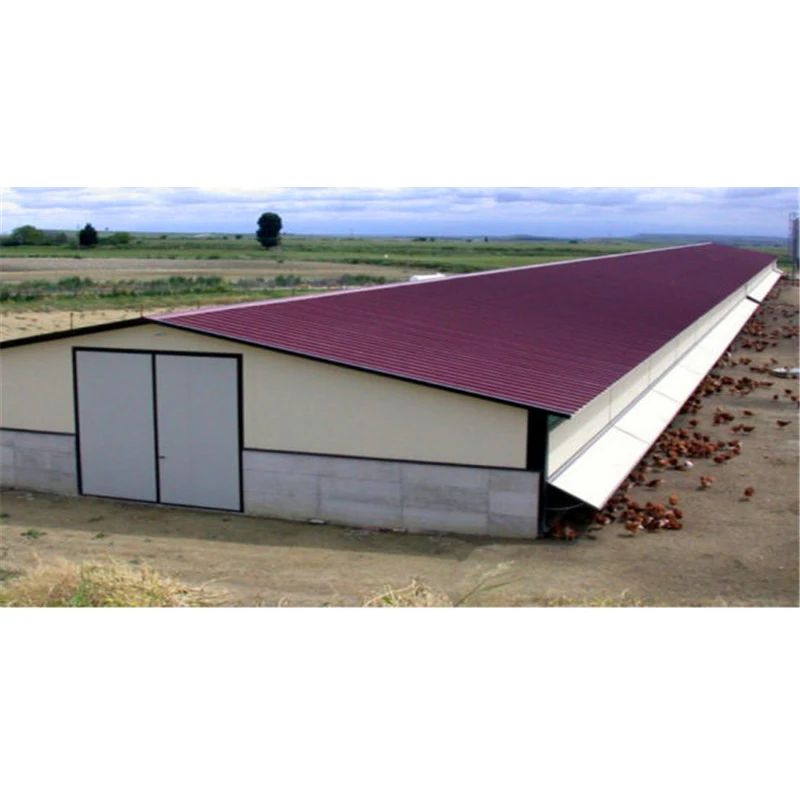 Industrial Chicken Coop House for Broiler/Layer Steel Chicken House