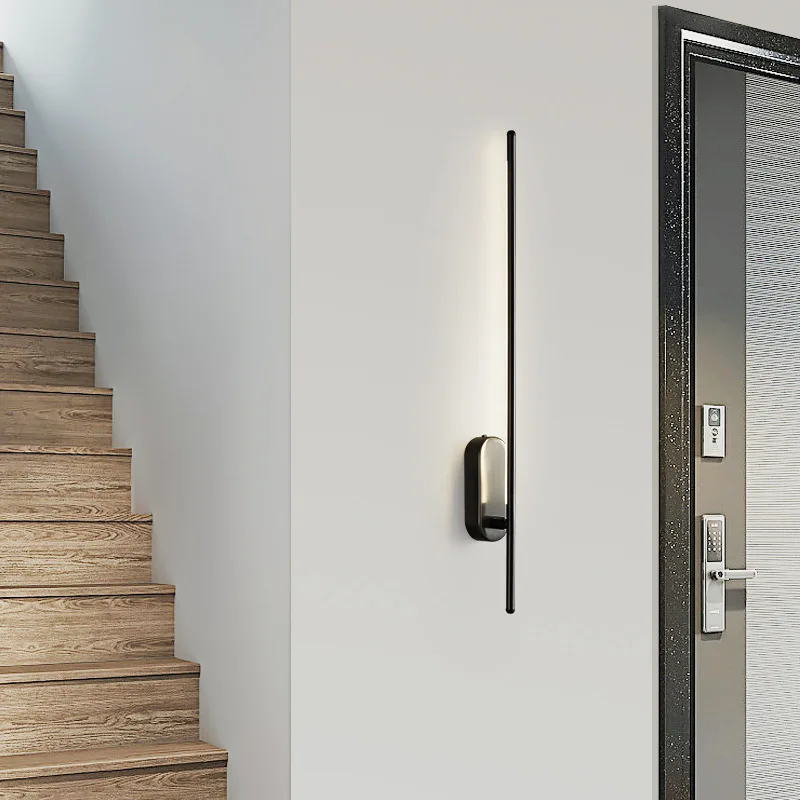 Minimalist Lamp Modern Staircase Master Bedroom Background Wall Lamp Corridor Bedside LED Wall Lamp