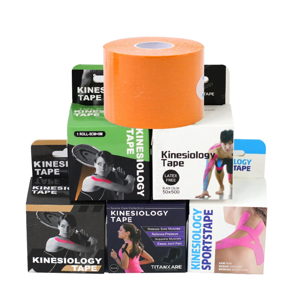 Высококачественная спортивная футбольная лента для лица водонепроницаемая скалолазания оптовая продажа Кинезиология защиты спорта