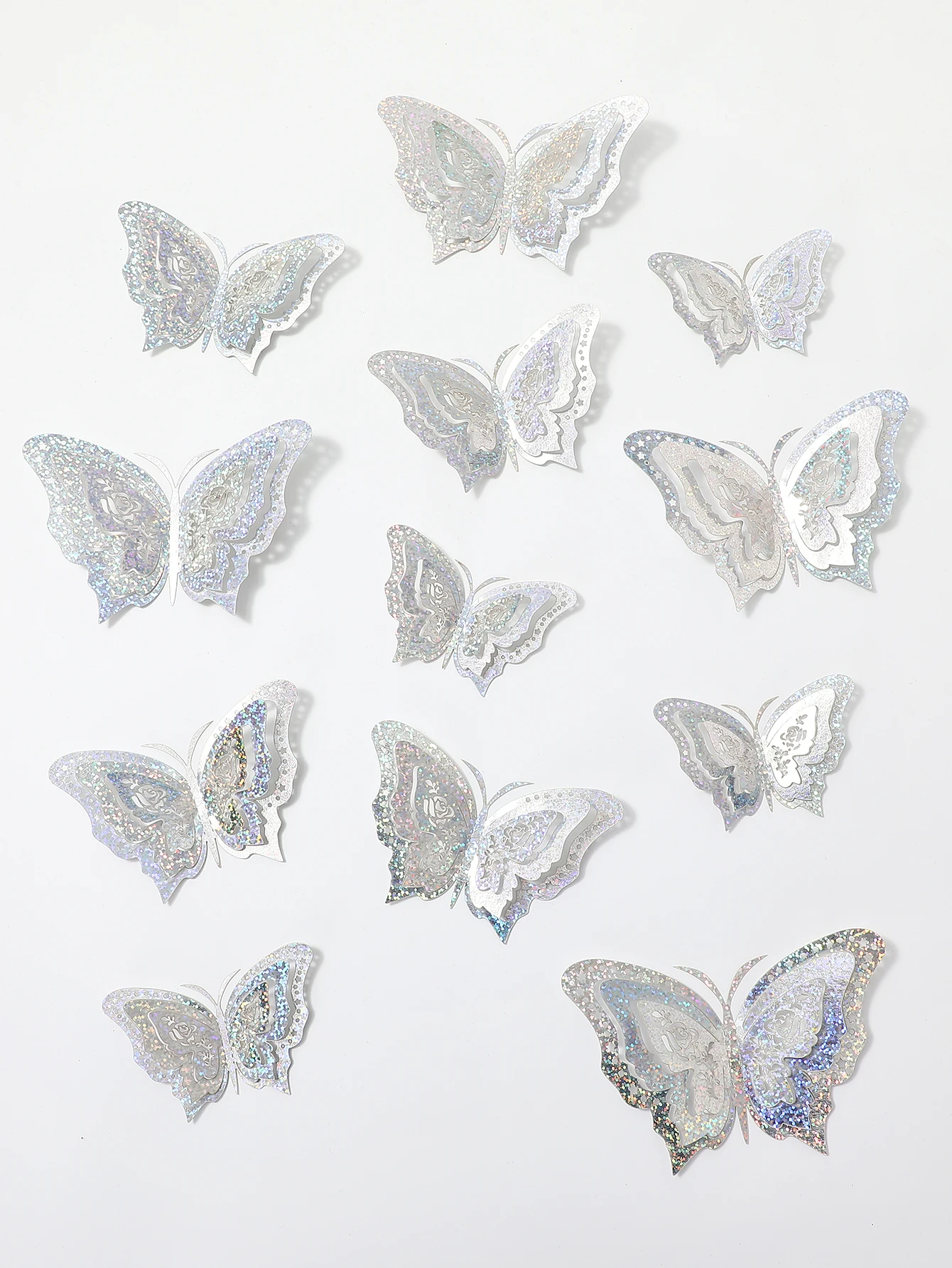 3DFoldable Butterfly Wall Sticker for Home Decoration and Party Products Cake Products