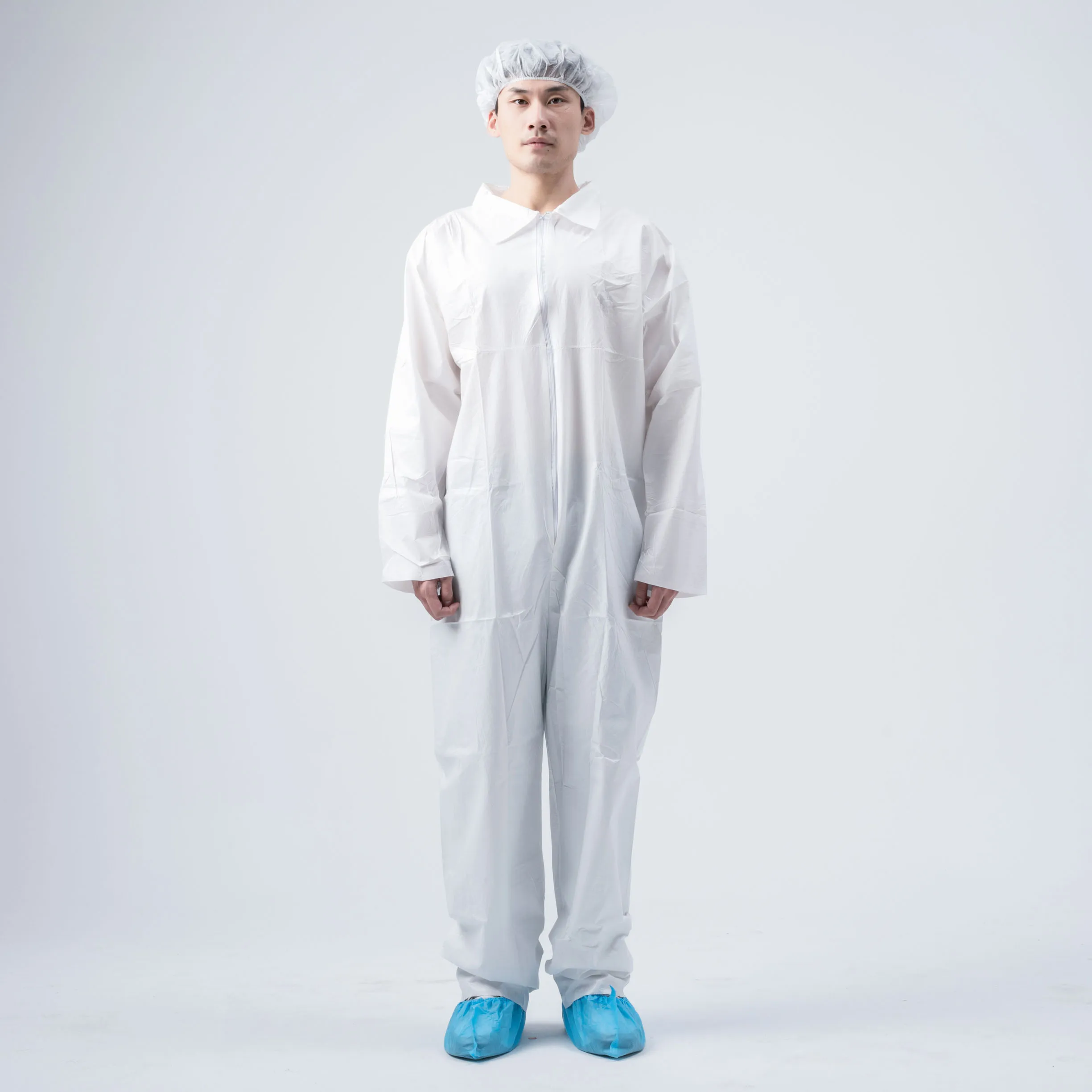 JM Factory Customizable Wholesale High Quality disposable lab coat labor protection protective coverall suit