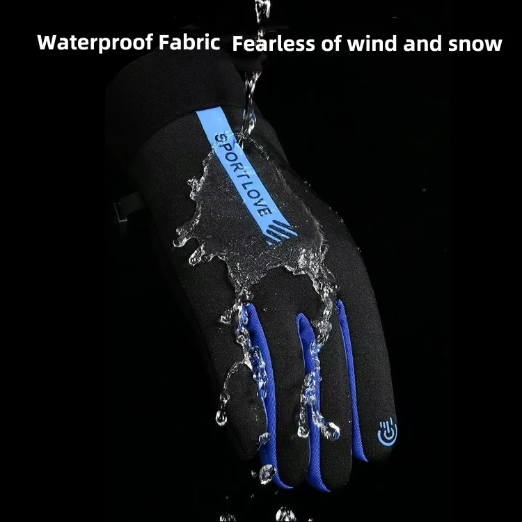 Wholesale  cheap Warm waterproof womans gloves winter motorcycle  hiking motor bike gloves