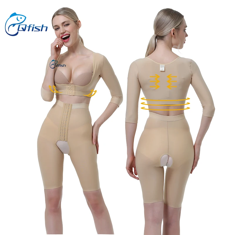 Upper Arm Shaper Post-surgical Tops Arm Compression Sleeves Slimming Shapewear Humpback Posture Corrector Body Shaper