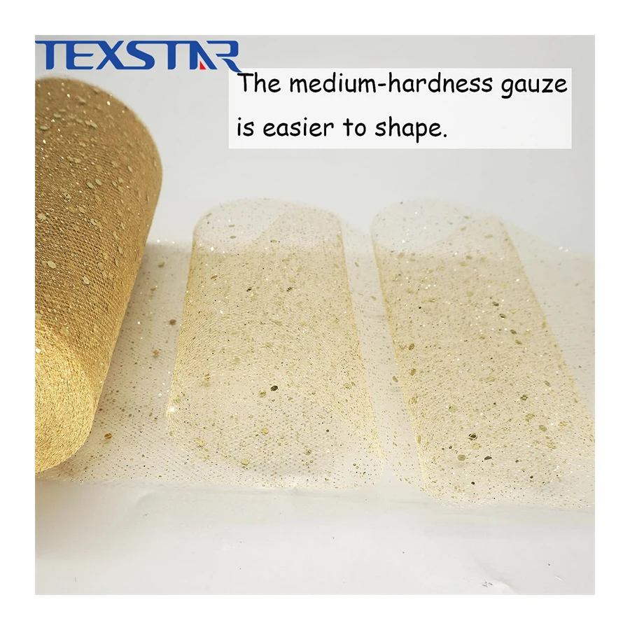 tulle roll 6inch x 50yards with shiny glitter and sequins for tulle bow tutu decoration diy