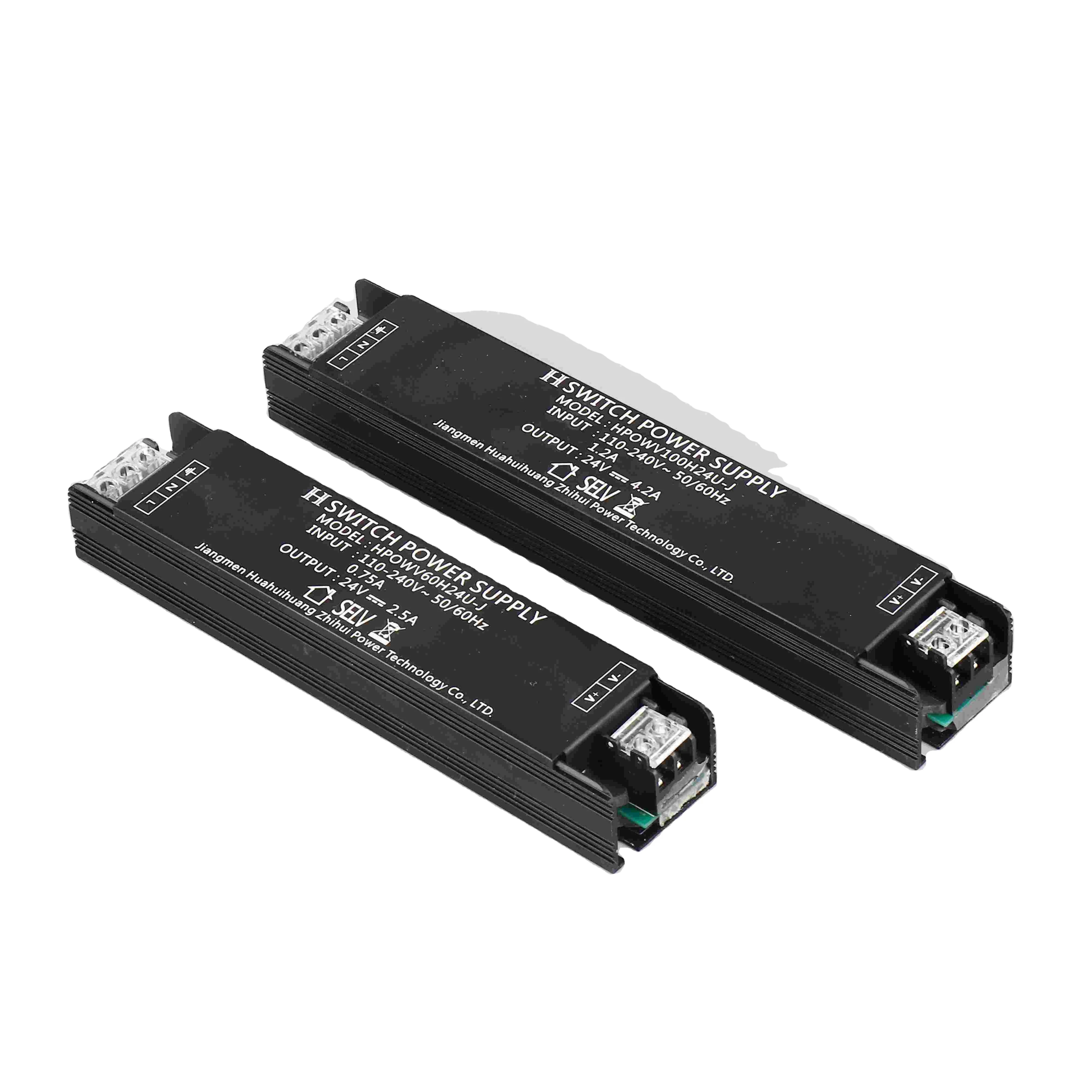 110-240VAC импульсный источник питания 24V 48V выходной светодиодный драйвер 60W 100W