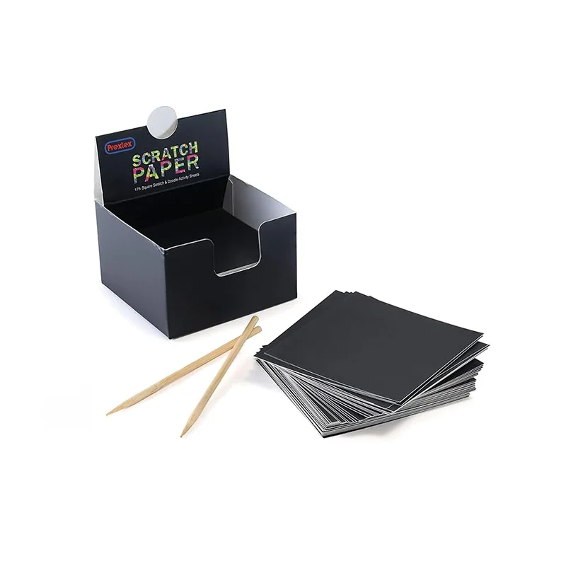 Magic Rainbow Scratch Art Set Creative Scratch Painting Paper A4 Size Scratch Card