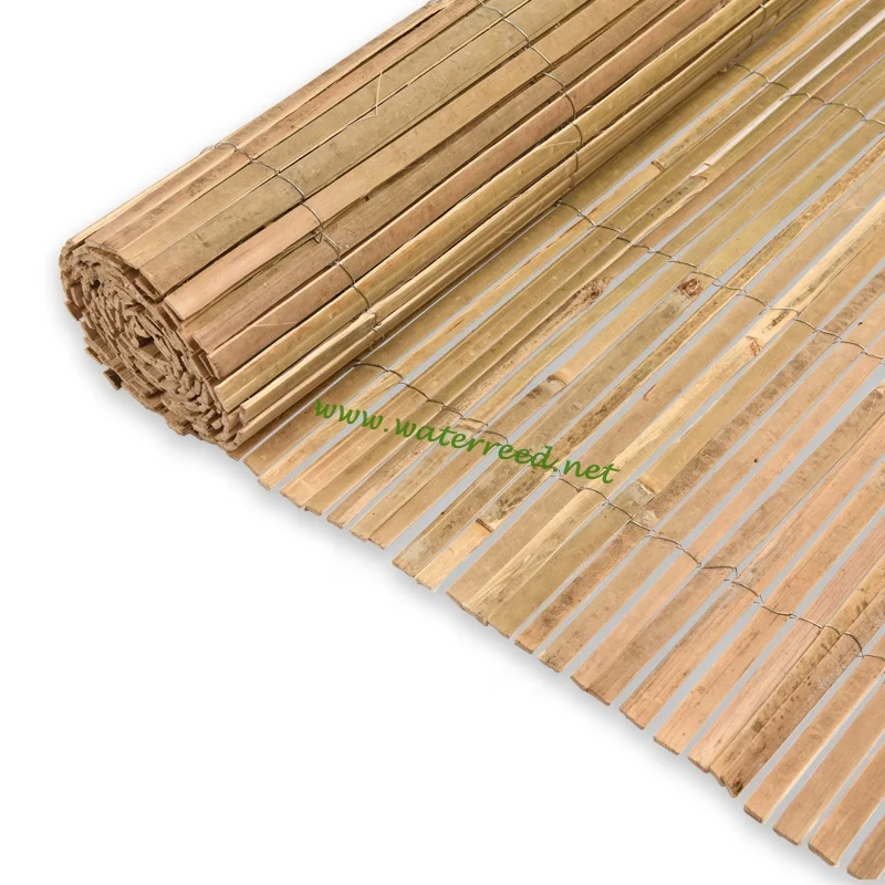 Natural bamboo gardening  outdoor bamboo slat fence