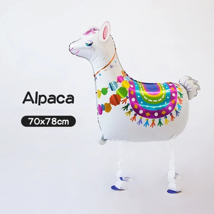 Pet Balloons Magical alpaca Pet Walking Animal Foil Balloon Party Supplies Baby Showers Birthday Decorations