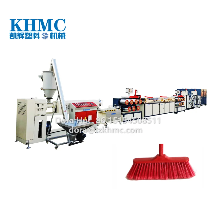 China Factory Plastic PP PE PET Monofilament Filament Round Yarn Extruding Extruder Making Machine for Brush Broom Fish Line