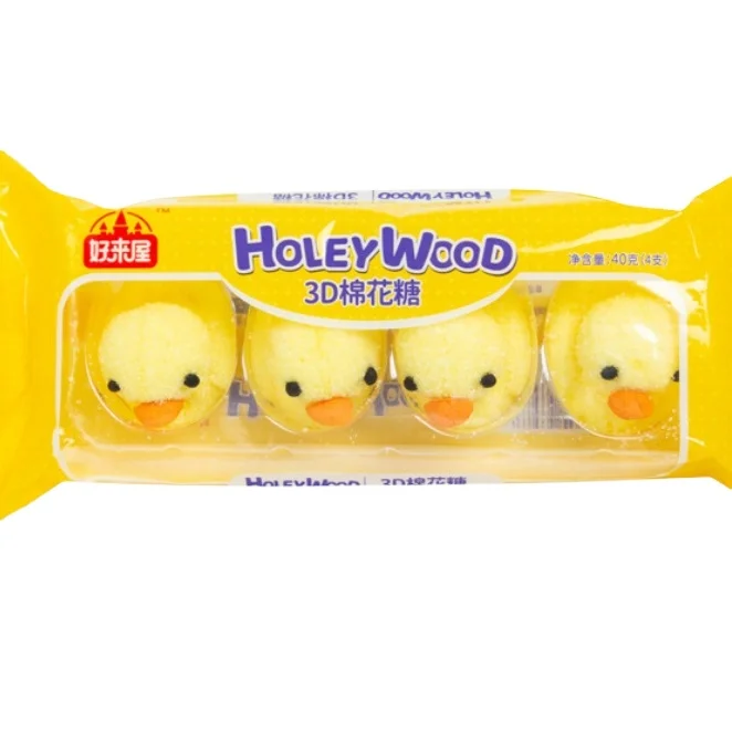 Marshmallow 40g bagged little yellow duck candy wedding candy casual snack