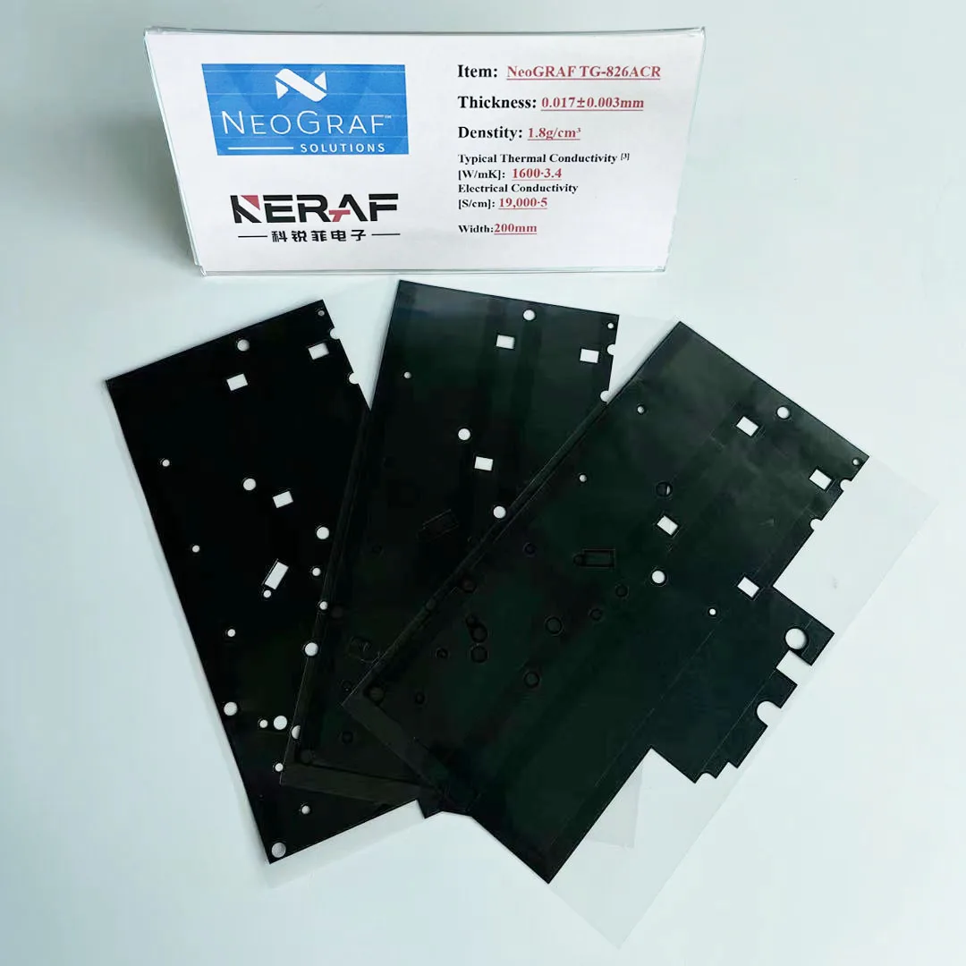 NeoGRAF eGRAF TG-826ACR Synthetic Graphite Film Flexible Thermal Conductive Die-cutting Solutions For Automobile Battery Lithium