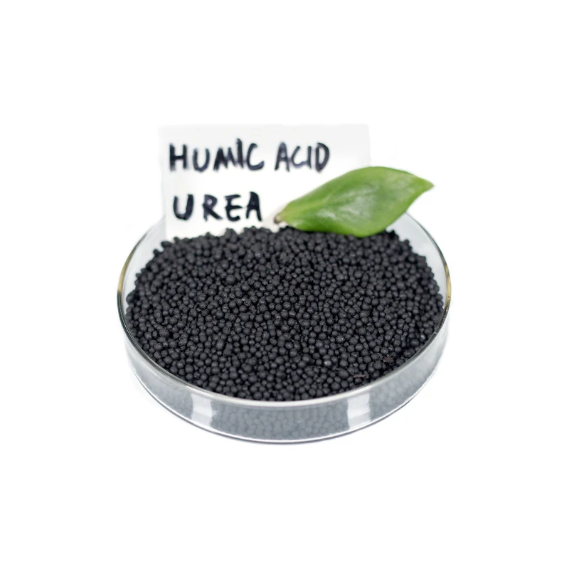 Hot sale China factory black fertilizer humic acid urea prilled good quality