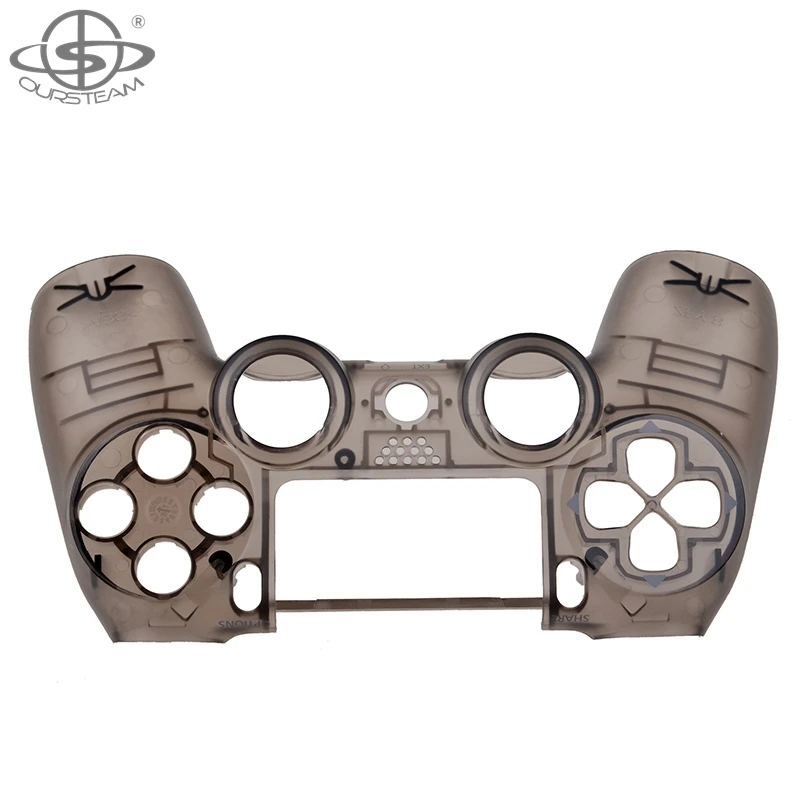 Custom Transparent Front Controller Cover Replacement Shell Case for PS4 9 colors in stock fast delivery