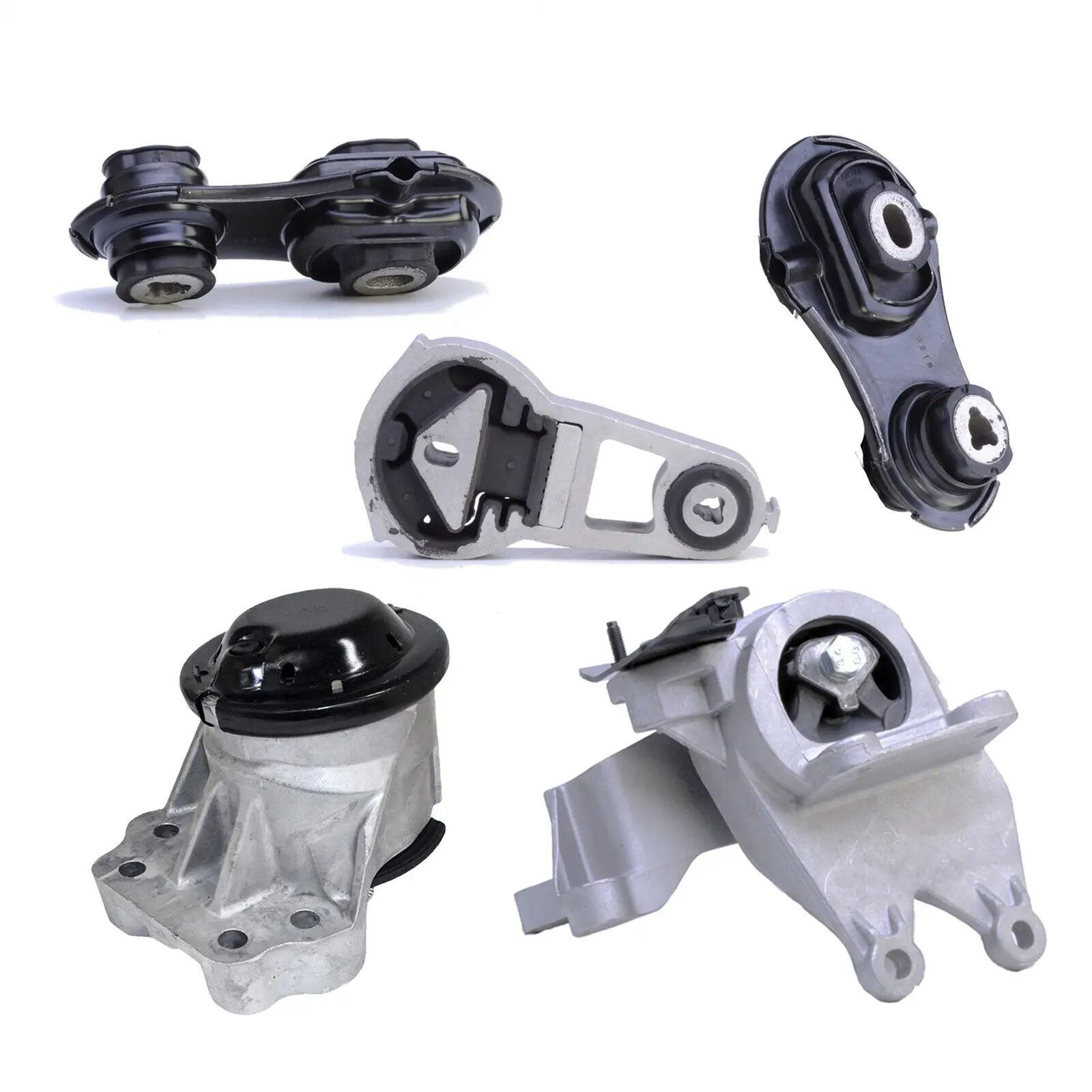 5 PCS Set Rubber Engine & Transmission Mounts Bracket Support CAR 12 Ford OEM Size,100% OEM Standard Size Explorer 20 Pcs JINGYI