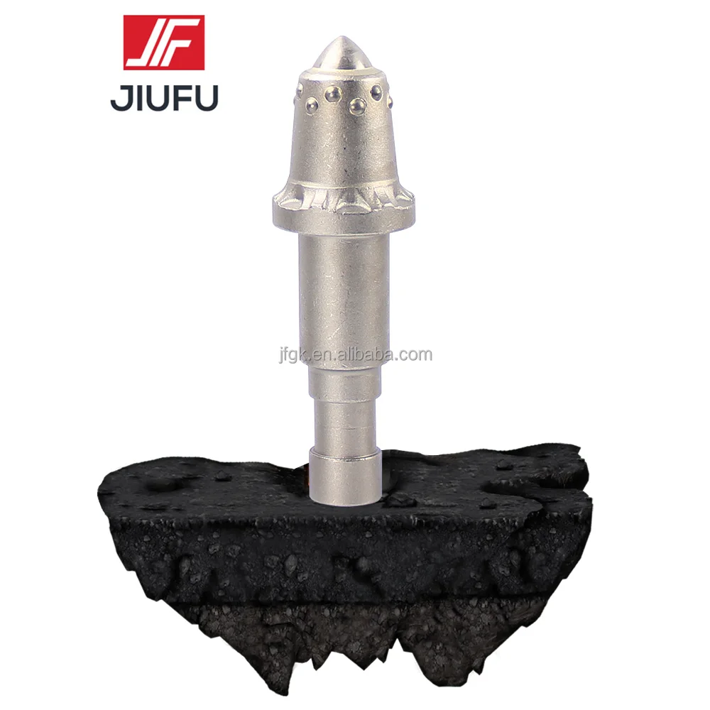 Conical Bits 25Mm Round Shank Drill Bits Tungsten Cutting Carbide Coal Foundation Drilling Pick For Mining