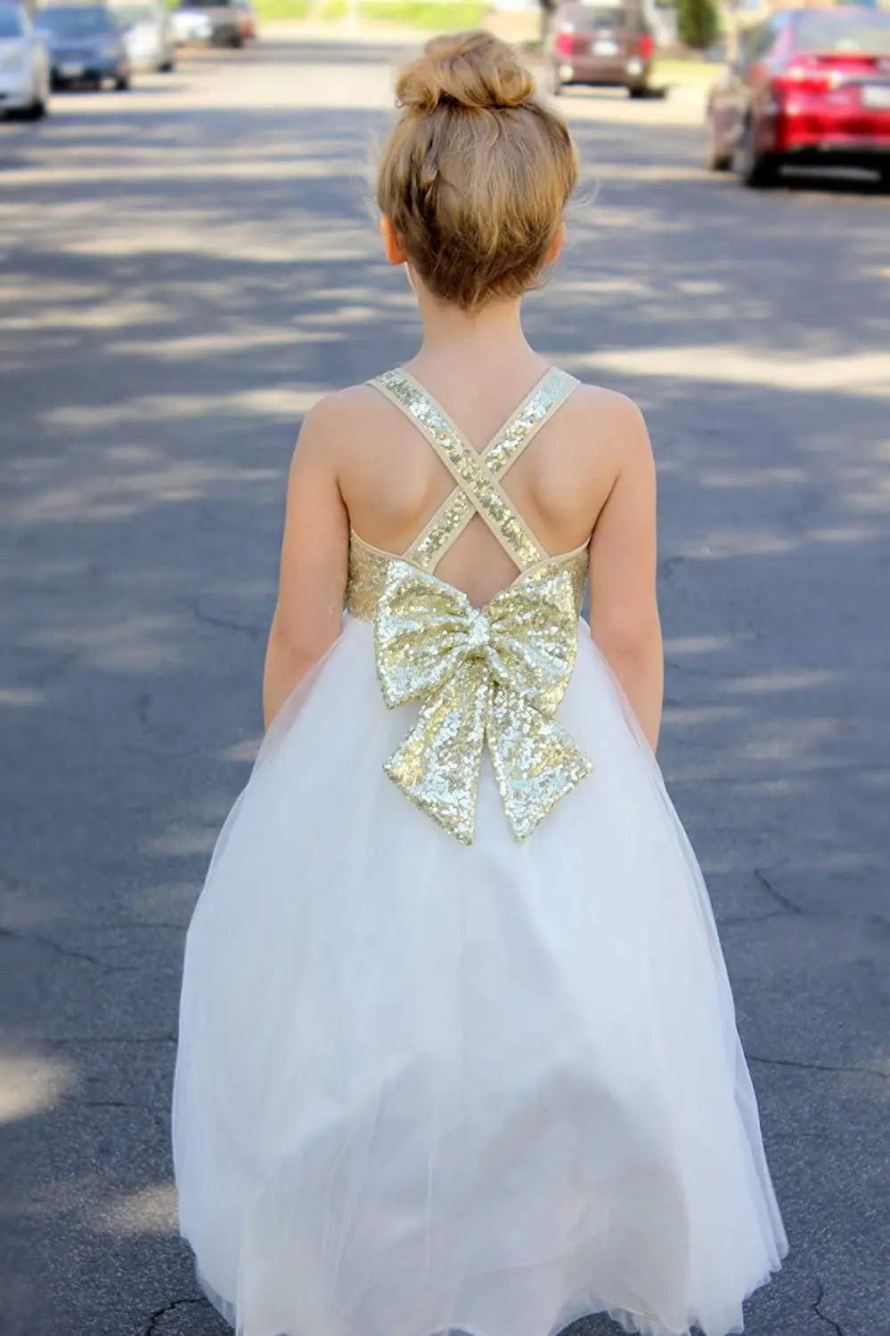 Supply High Quality Elegant Tulle Beautiful Formal Ruffle Sequins Blue Fairy Long Maxi Tutu Dresses With Bow