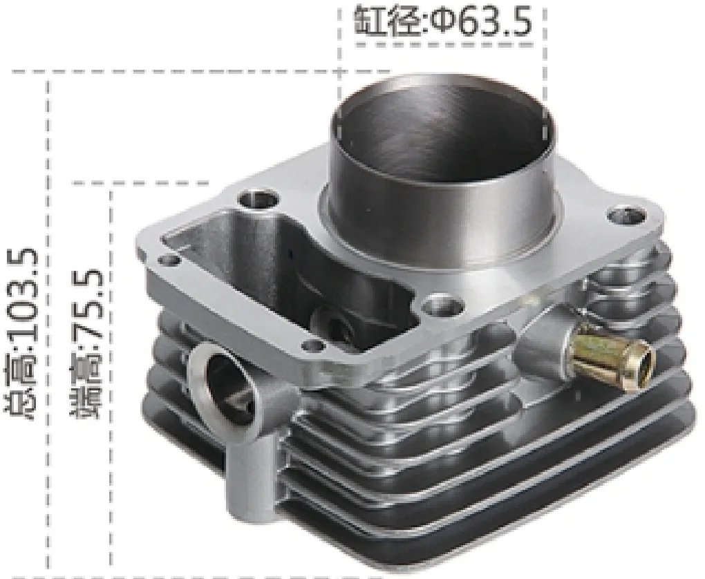 Wholesaler for Lovol 200 cylinder Part scooter durable engine assy motorcycle cylinder block