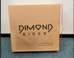 Recyclable Corrugated Cardboard good quality bicycle boxes for Moving transportation with insert box for wheels