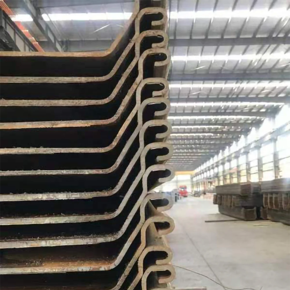 Professional supplier of hot sale cold formed U steel sheet piling pile with low cost