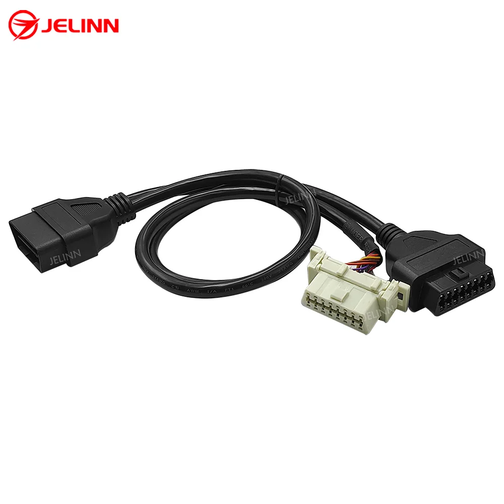 OBD 2 OBD2 сплиттер y кабель 16 штырьковый разъем J1962 для автомобилей Honda Acura