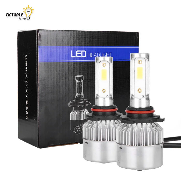 Led Car Headlight Bulbs c6 S2 72W 6500K Wholesale Automotive Parts Automobile lamp 9005 h11 h7 Led Headlight h4