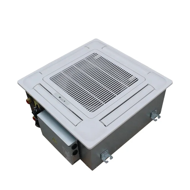 4 Way Cassette Type Fan Coil Unit For Water Chiller, Chilled Water Coil Fan, Ceiling Cassette Fan Coil Unit