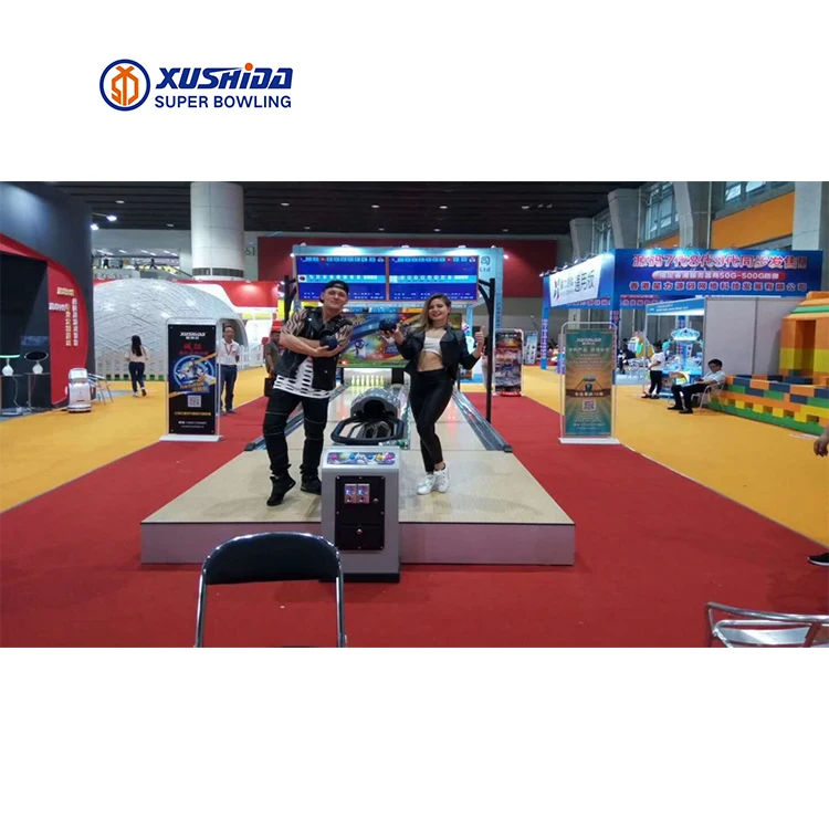 Wholesale Price Interactive Projection Mini Bowling Complete Set bowling game Machine High Quality Kids Bowling Lane Equipment