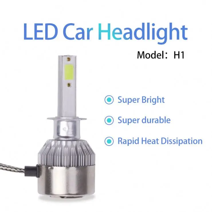Wholesale Support Led Bulb 12-24V 18w COB Car Headlight Bulb H1