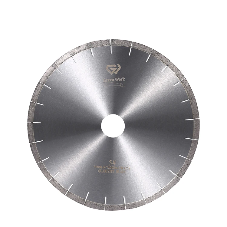 
14' 16' 18' Disc 350 450 Mm Diamond Hard Saw Quartz Blade 