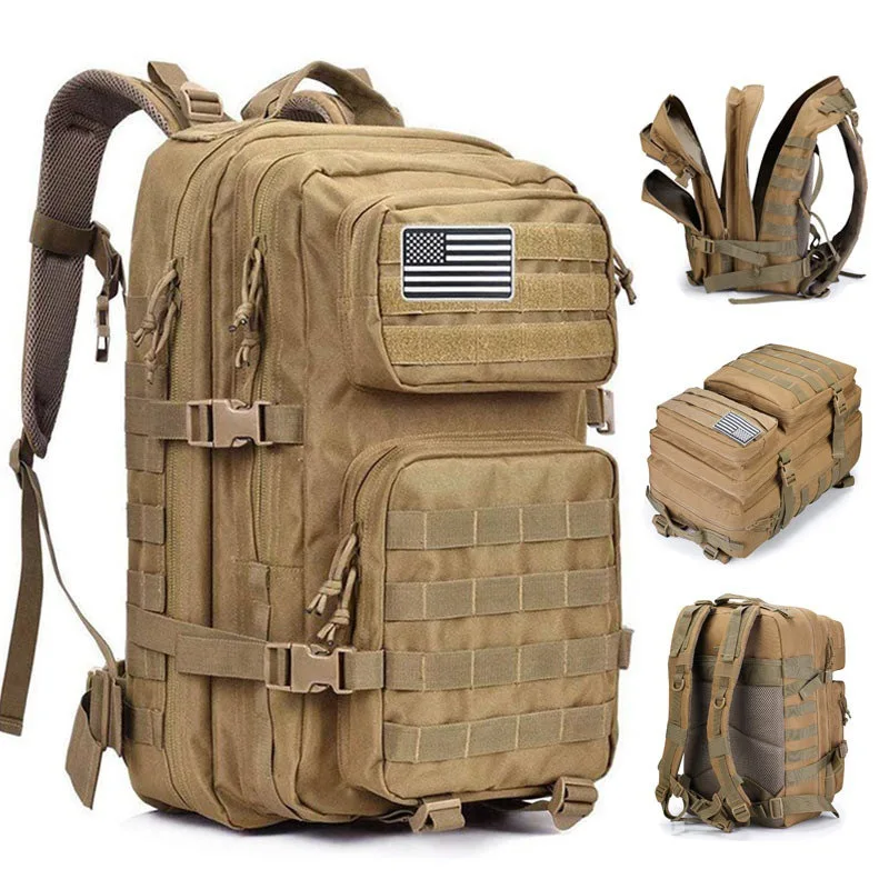Custom Assault Pack Combat Backpack Hiking Camping Trekking Mountain Rucksack Camouflage Tactical Backpack