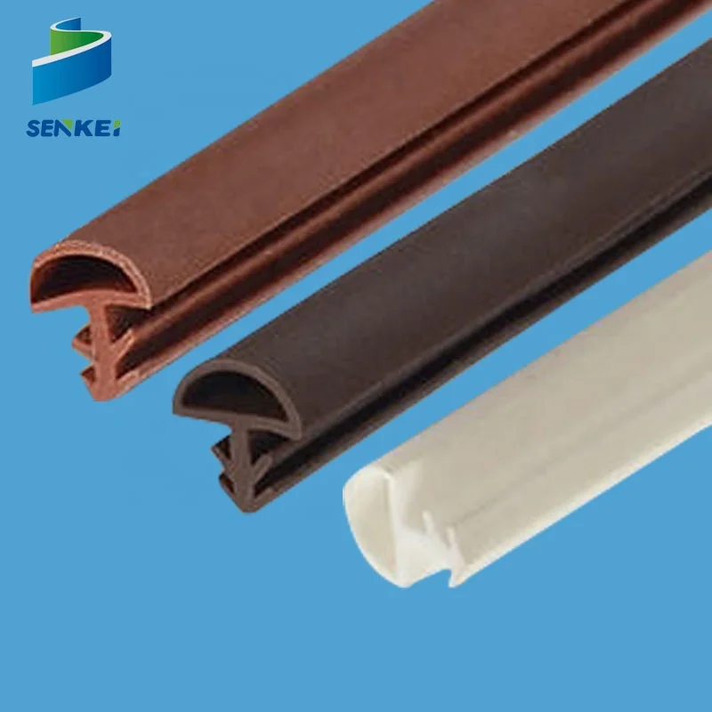
TPE or Silicone Rubber Weather Stripping Soft Serious R-001 4*4*8mm 