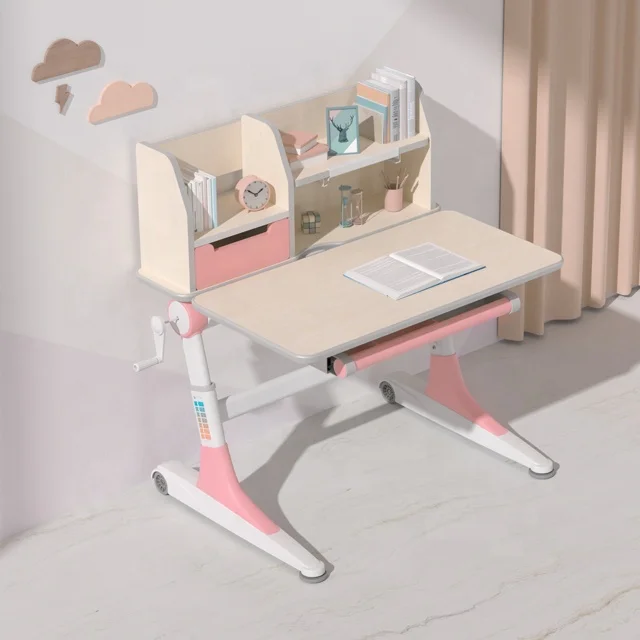 IGROW study desks for kids table ergonomic modern adjustable study desk