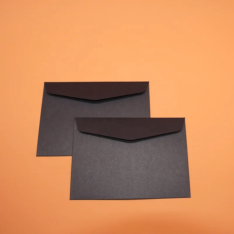 Конверт из крафтовой бумаги для деловой почты на заказ пригласительная карточка DL C4 A4 A5 белая переработанная Складная квадратная мини-фольга золотистого цвета