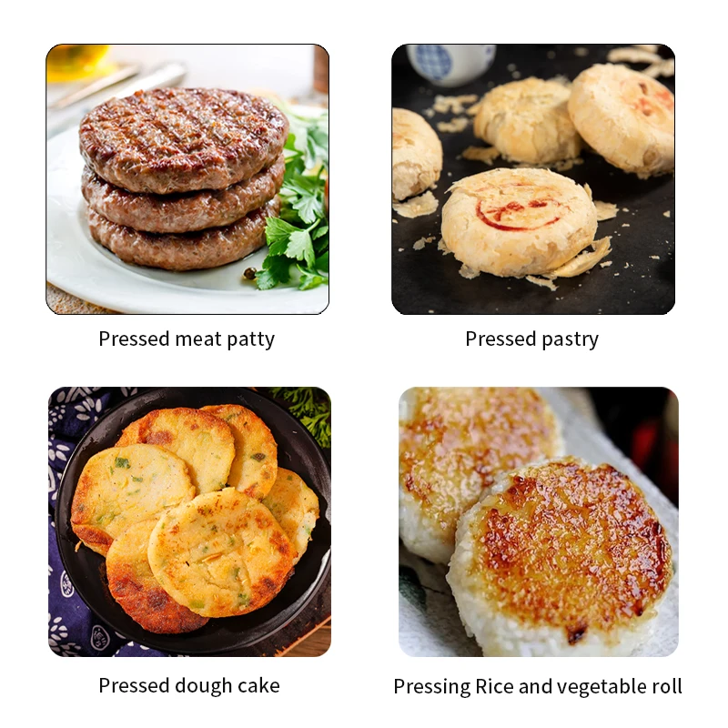 Home Kitchen Stainless Steel Hamburger Patty Maker Cooking Mould Meat Press Burger Press