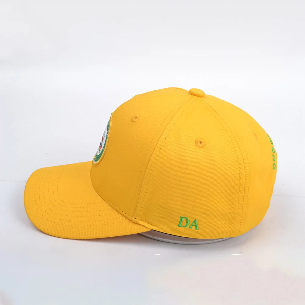 Женская мужская желтая бейсболка gorras рекламная бейсбольная шляпа с логотипом на заказ
