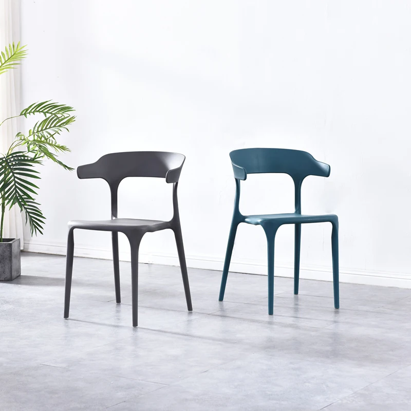 
Stock Hot Sale Outdoor garden event Restaurant Furniture leisure PP armchair cheap Dining Room Stackable Plastic Chair 