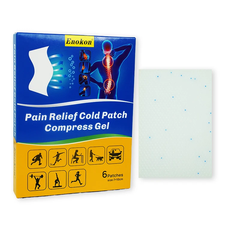 Enokon Wholesale Products Natural Menthol Muscle Pain Relief Gel Patch