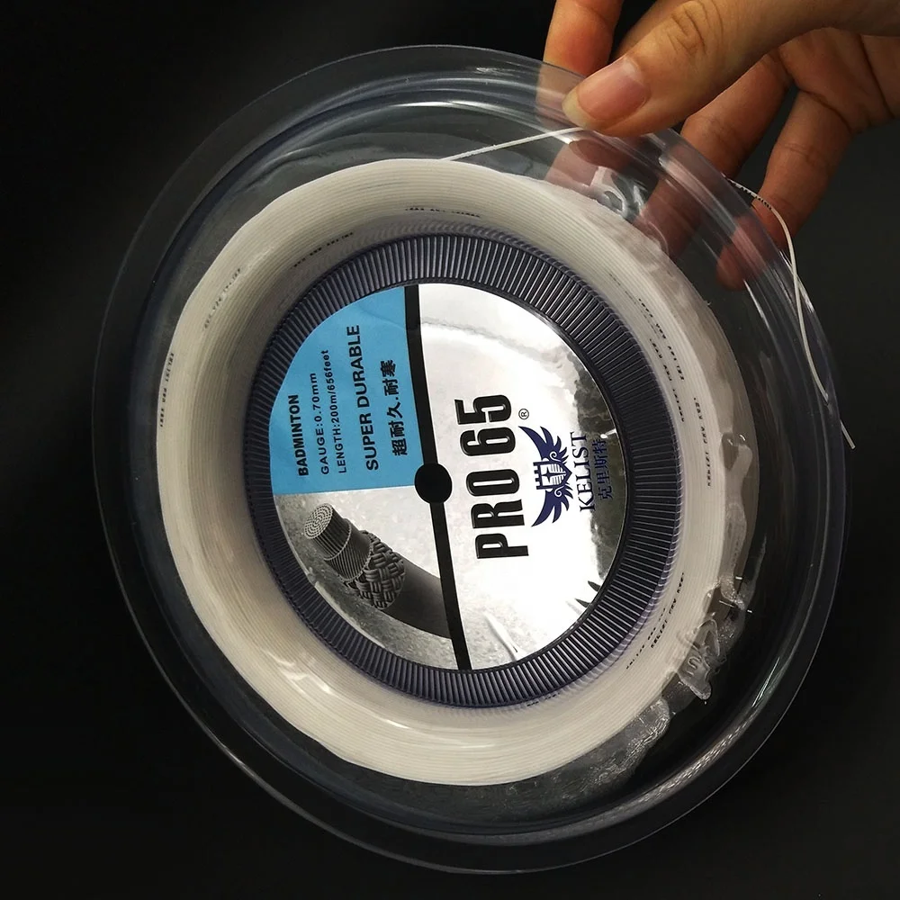 
Hot Selling Durable Super Hardy Nylon Badminton Racket String For Professional Player 