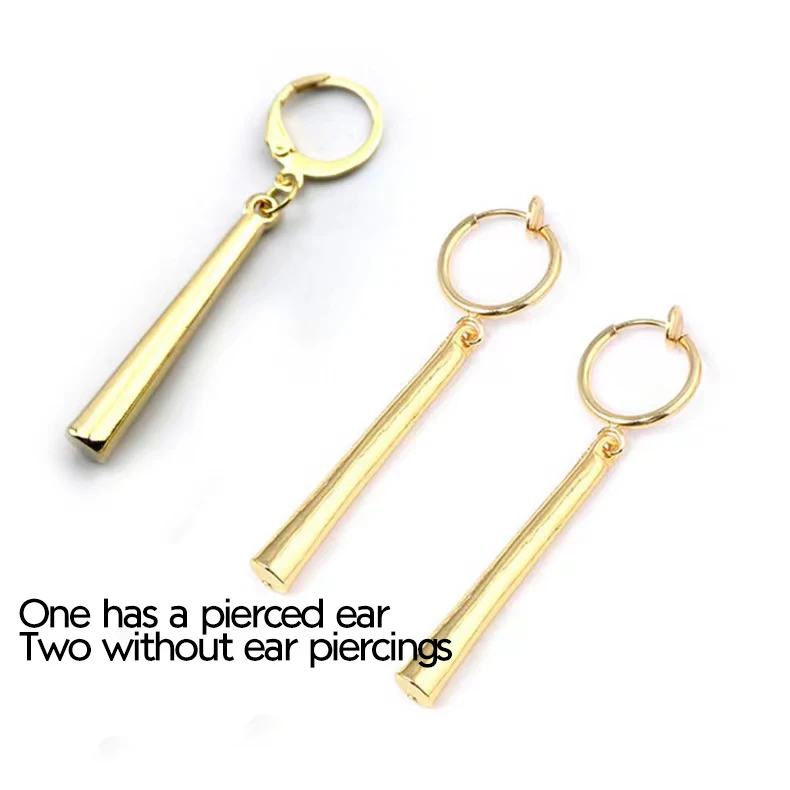 Hot Selling Anime One Piece Pirate Hunter Roronoa Zoro Earing 3pcs 1set Cosplay Accessories Hoop Earrings for Women Men
