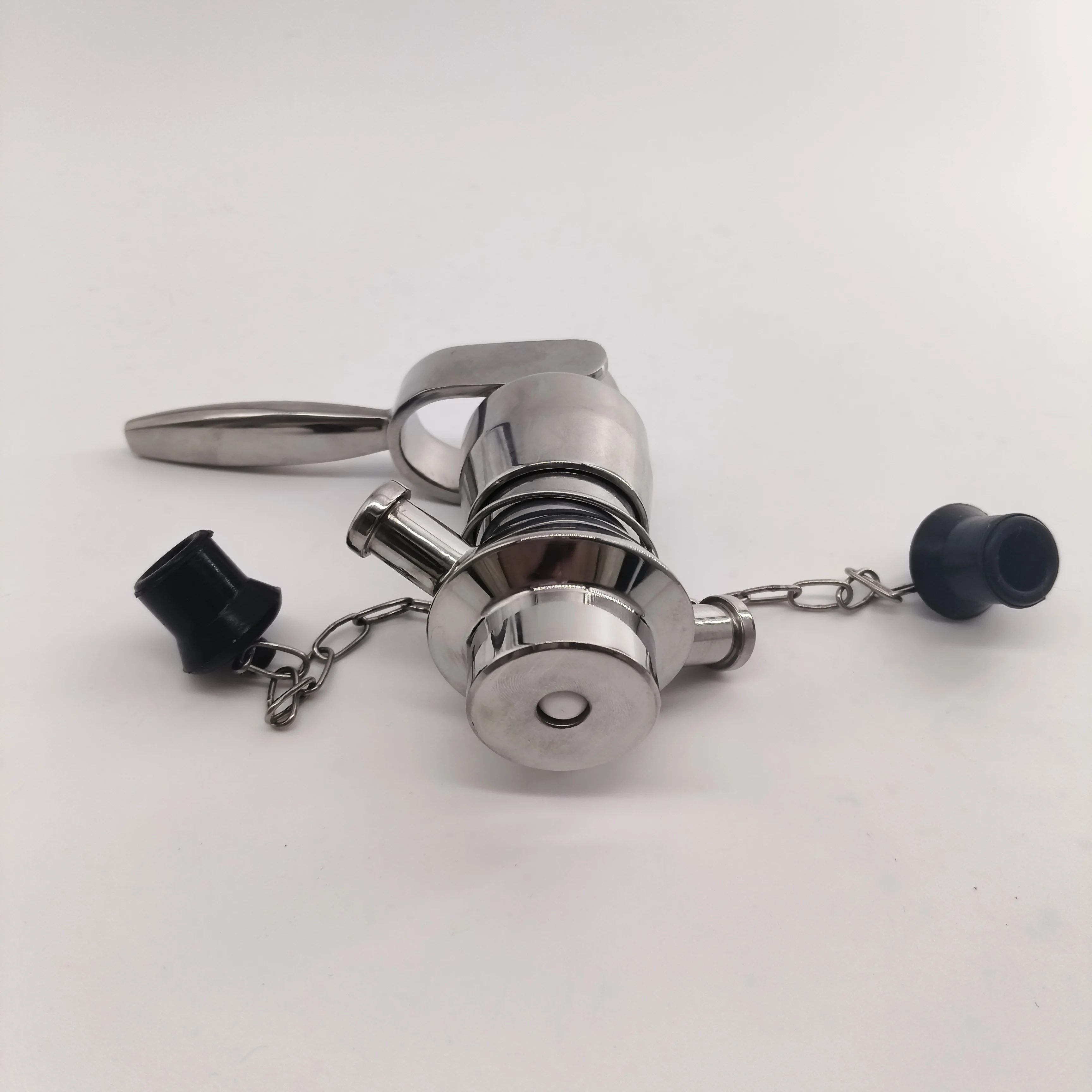 Aseptic Auto Reset Clamp Brewing Sample Valve Aseptic Sampling Valve Automatic Reset Stainless Steel Water Diaphragm