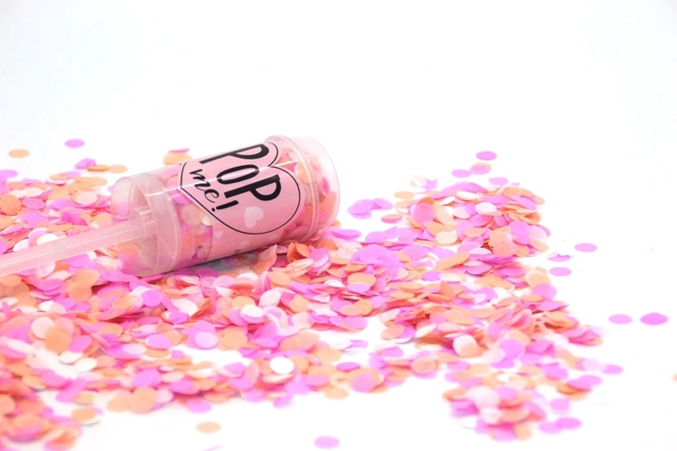 
11/15/20cm Sell Well New Type Birthday Wedding confetti popper Push Pop 