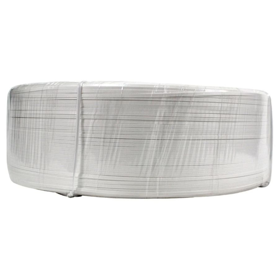 Round PP Steel Aluminum Strips No Adhesive 3Mm Nose Wire With Iron Inside