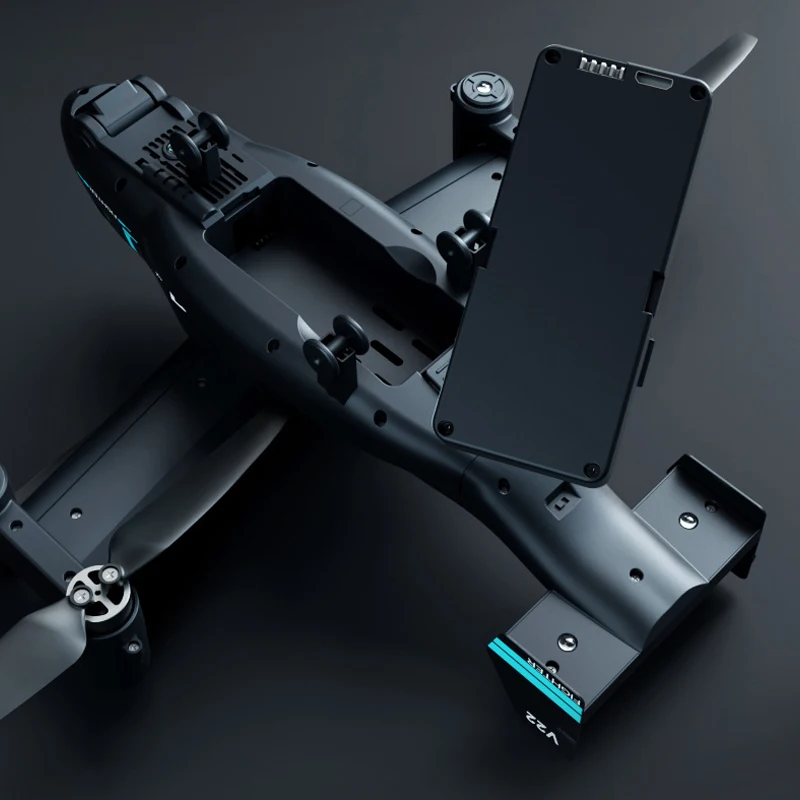 2023 new product aerial remote control aircraft simulation creative land and air brushless optical flow GPS UAV quadcopter toys