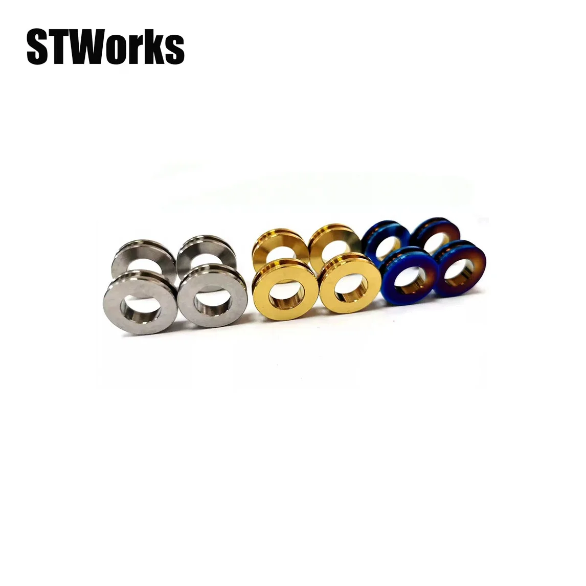 Gr5 titanium Motorcycle  Brake Calipers 5mm Spacers for Ducati Panigale 1199 1299 V4 Radial