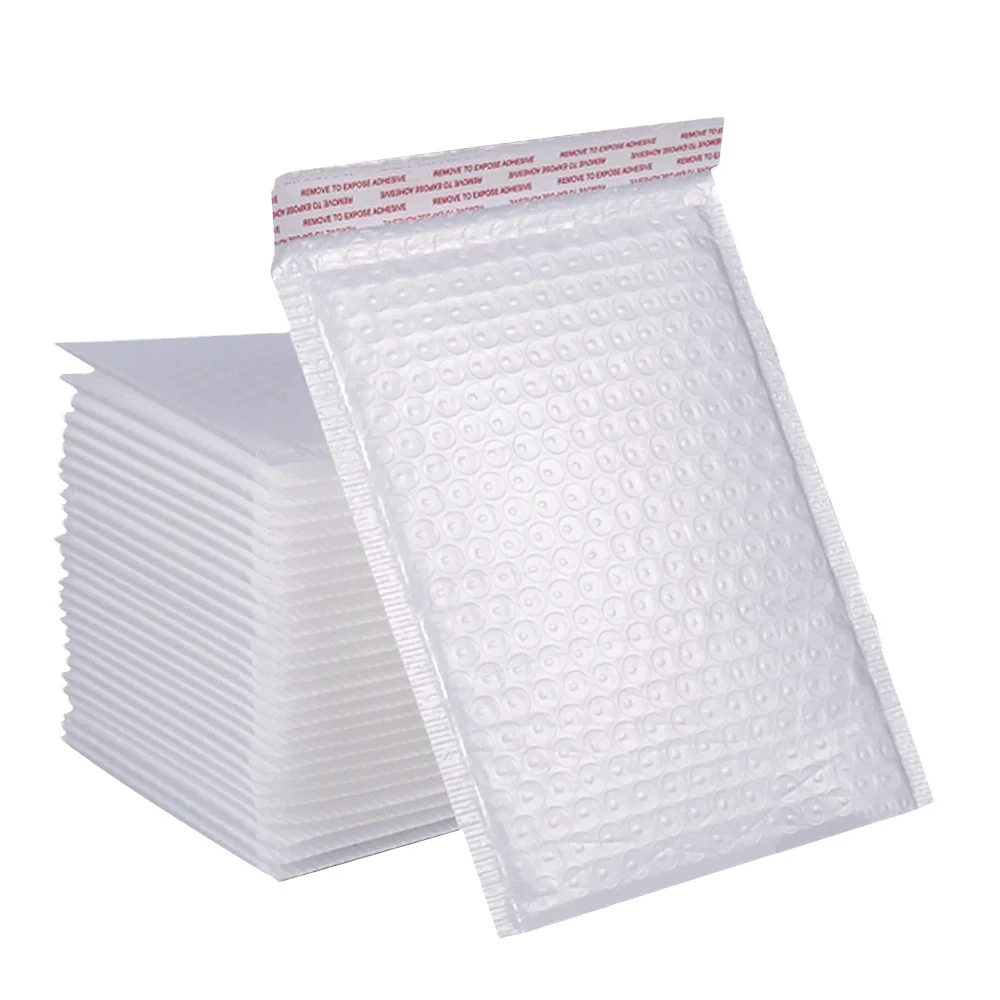 Custom waterproof bubble mailer pearl film envelope mailing bags