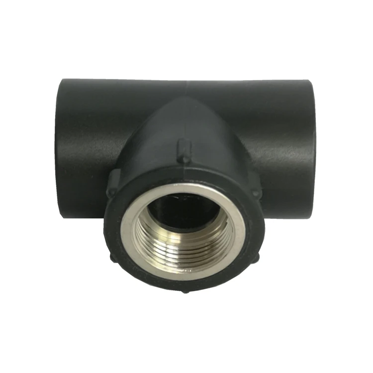 ISO 4427 PE Connector Fitting DN 32mm SDR 7.4/9/11/13.6/17 Female Tee for Irrigation