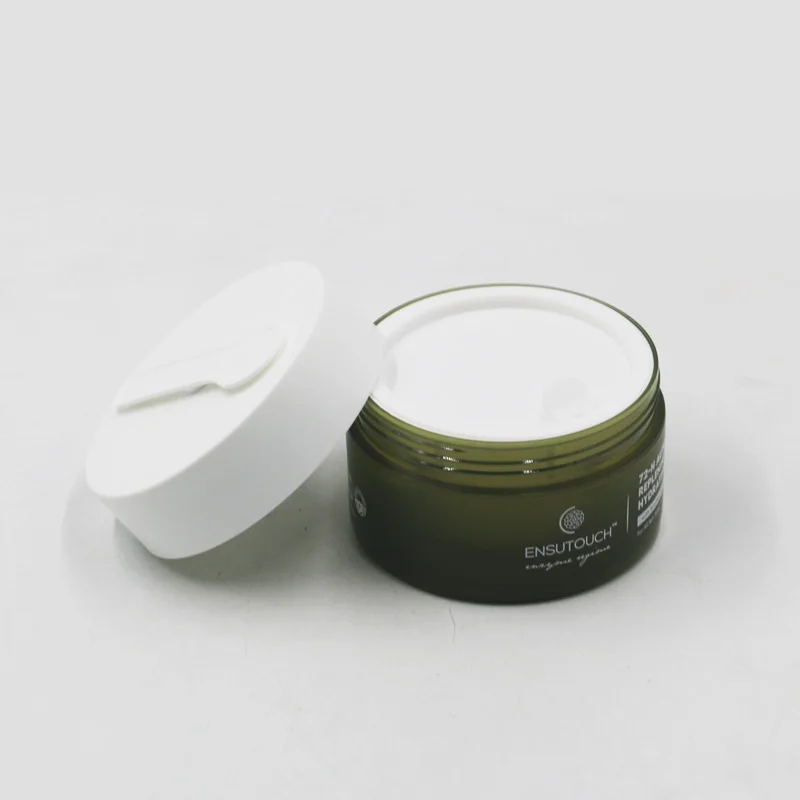 50g Hydrating Gel Jar With Magnet spoon PP cosmetic Container plastic Jars 50ml For face cream With Screw Top Lid