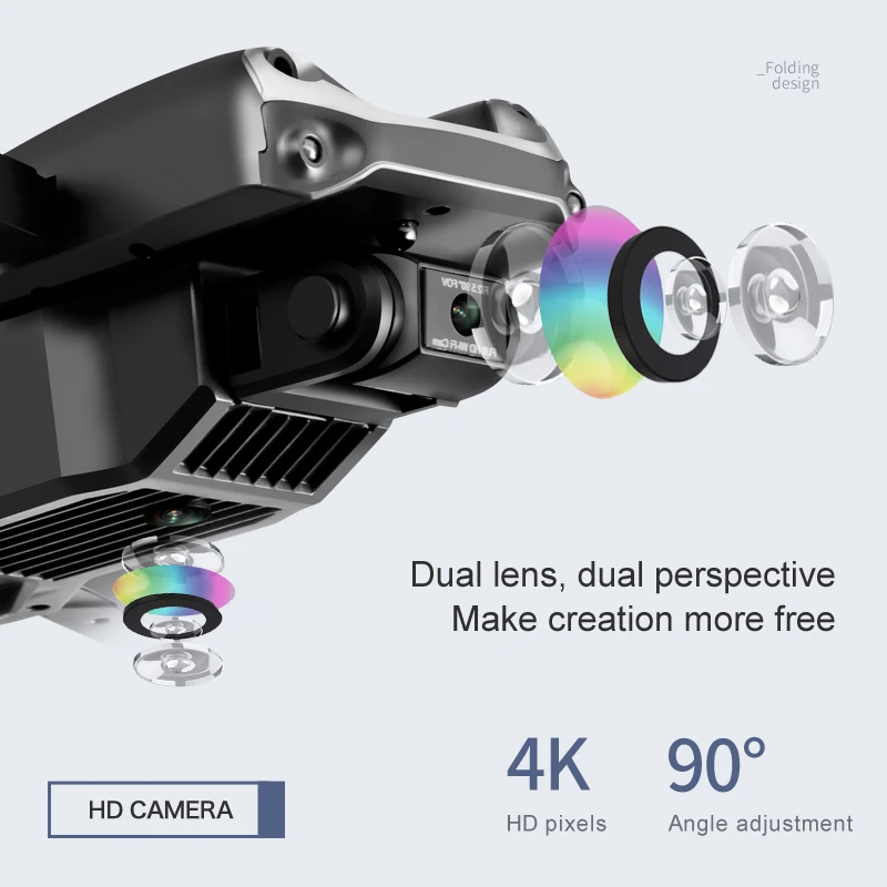 Flyxinsim K99 Max Custom Professional Remote Control UAV Dual Drones RC Quadcopter Christmas Gift Mini Toy Drones