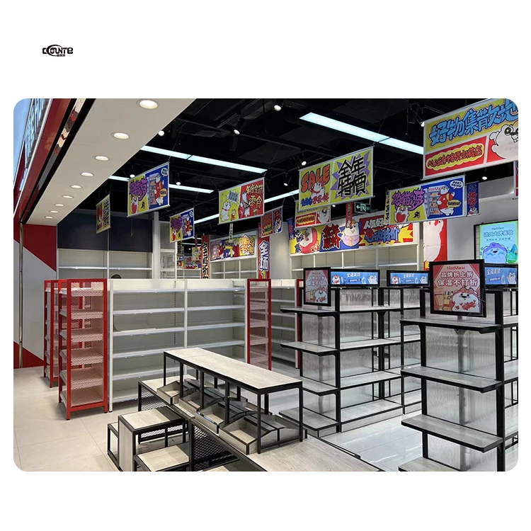 Customized Manufacturer Supermarket Convenience Store Single&Double-Sided Supermarket Shelves Pharmacy Shelves